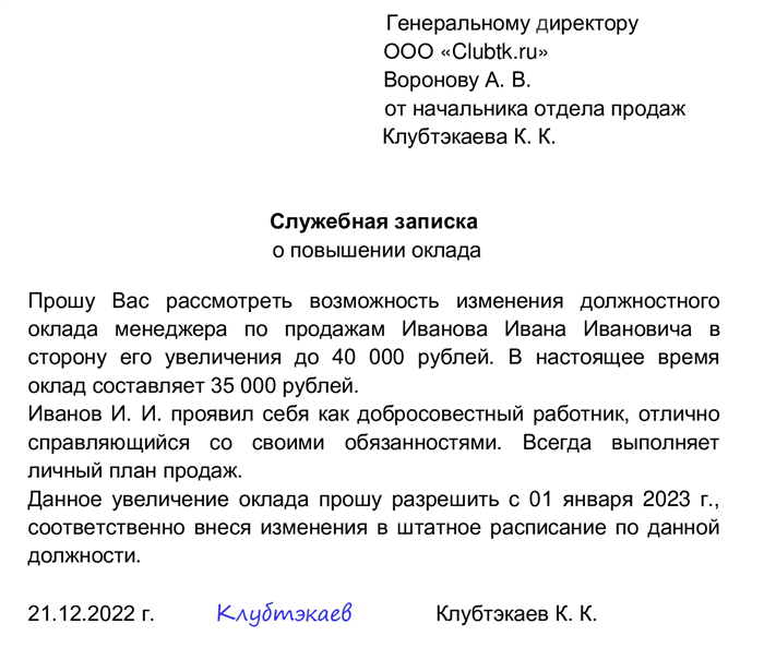 Представление результатов работы