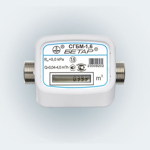 Описание счетчика газа СГБМ-16