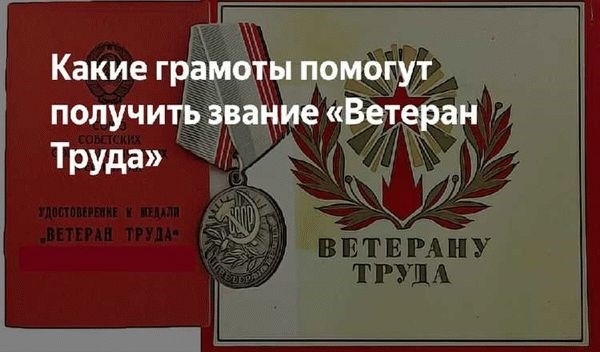 Процедура предоставления документов для получения ветеранства в 2025 году