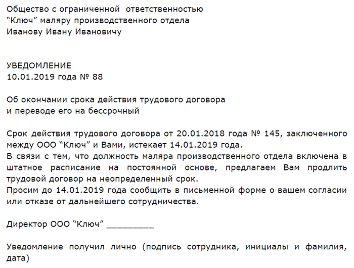 Правовые основы и процедура признания срочного договора бессрочным