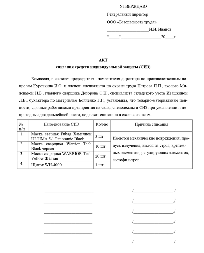 Сиз пришли в негодность по вине работника. Акт на досрочное списание спецодежды образец. Протокол списания спецодежды образец. Акты по списанию спецодежды образец. Списание спецодежды причины списания пример заполнения.