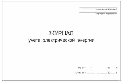 Обязательные данные, указываемые в журнале первичной записи