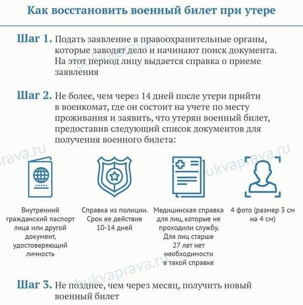 Как восстановить военный билет через военкомат