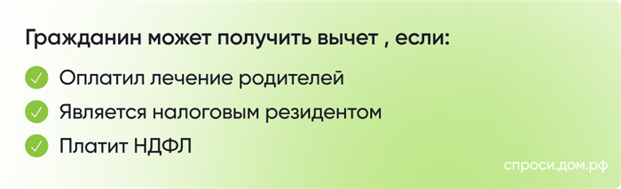 Законодательство о возможности учета расходов на лечение инвалида